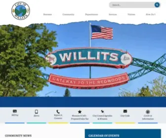 Cityofwillits.org(Willits, CA) Screenshot