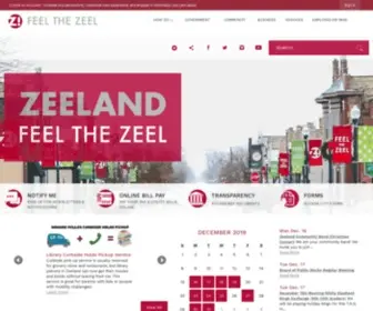 CityofZeeland.com(Zeeland, MI) Screenshot