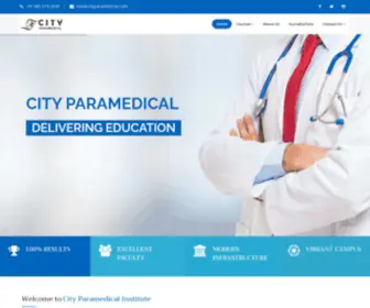 Cityparamedical.com(City Paramedical Institute) Screenshot