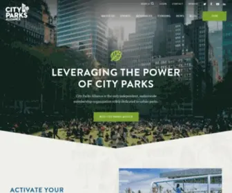 Cityparksalliance.org(City Parks Alliance) Screenshot