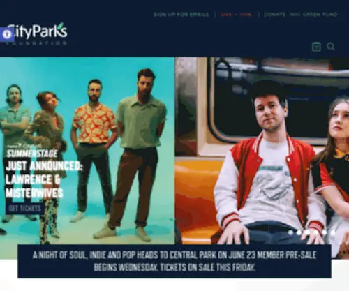 Cityparksfoundation.com(City Parks Foundation) Screenshot