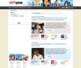 Citypeek.com(CITYPEEK Food) Screenshot