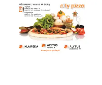 Citypizza.lt(Pica Klaipėdoje) Screenshot