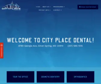 Cityplacedental.com(Silver Spring) Screenshot