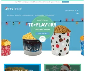 Citypopdenver.com(Gourmet Popcorn) Screenshot