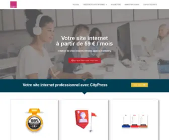 Citypress.fr(Votre agence web) Screenshot