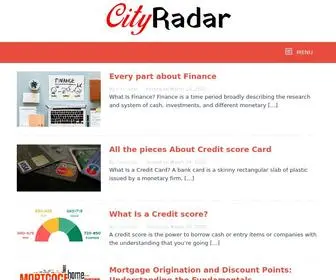 Cityradar.website(City Radar) Screenshot