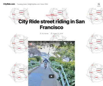 Cityride.com(Traveling Guide) Screenshot