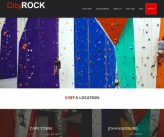Cityrock.co.za(Come experience South Africa's biggest climbing gyms. Our world) Screenshot