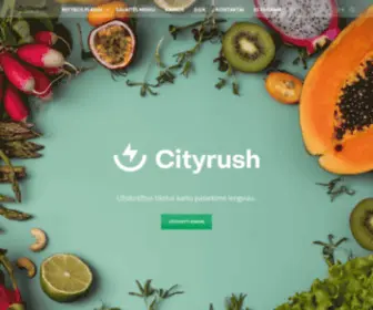 Cityrush.lt(Sveiko maisto rinkinių pristatymas Vilniuje ir Kaune) Screenshot