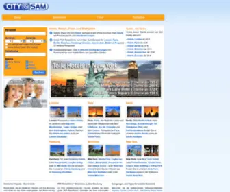 Citysam.de(Hotels von Citysam) Screenshot