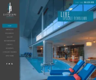 Cityscaperesidences.com(Apartments for Rent in Phoenix) Screenshot