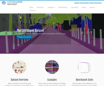 Cityscapes-Dataset.com(Semantic Understanding of Urban Street Scenes) Screenshot