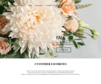 Cityscents.com(Chicago florist) Screenshot