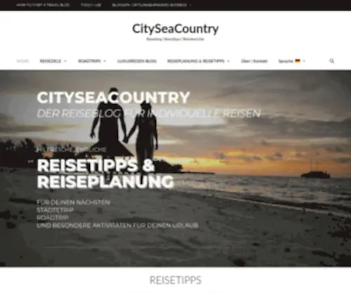 Cityseacountry.com(City Sea Country) Screenshot