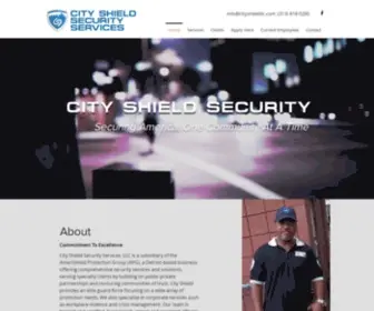 Cityshieldllc.com(City Shield Security Services) Screenshot