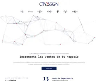 Citysign.com.mx(Agencia de publicidad CityDesign) Screenshot