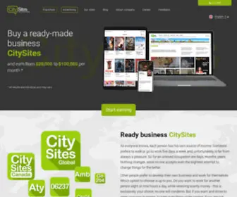 Citysites.info(CitySites Main Page) Screenshot