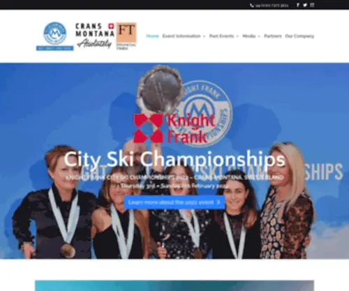 Cityskichampionships.com(The City Ski Championships 2020 will take place in the Italian ski resort of Courmayeur on 30 Jan) Screenshot