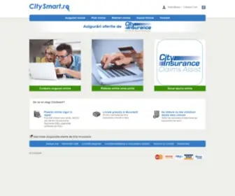 Citysmart.ro(Cel mai ieftin RCA online cu livrare gratuita) Screenshot