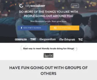Citysocialising.com(Citysocializer) Screenshot