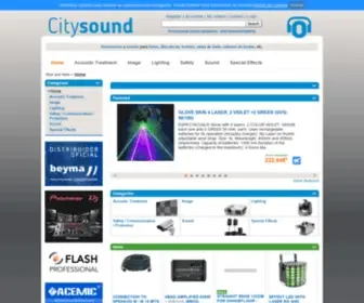 Citysound.net(Professional sound equipment) Screenshot
