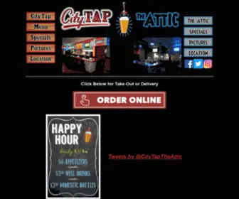 Citytapandtheattic.com(City Tap and The Attic) Screenshot