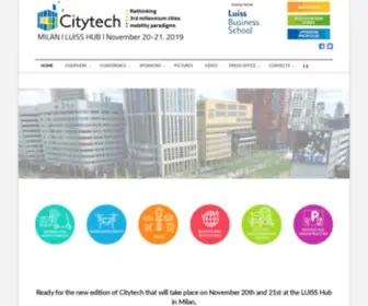 Citytech.eu(Il più importante convegno sulla mobilità nelle città del futuro) Screenshot
