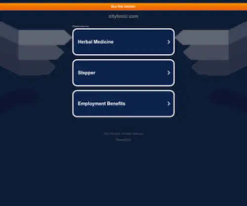 Citytonic.com(citytonic) Screenshot
