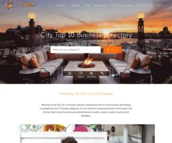 Citytop10.ca(City Top 10 Business Directory) Screenshot