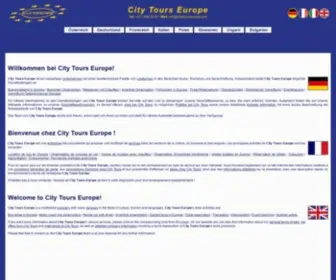 Citytours-Europe.com(City Tours) Screenshot