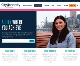 Cityu.edu(City University of Seattle) Screenshot