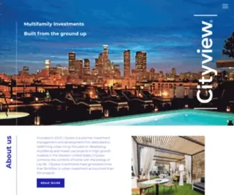 Cityview.com(Investment Management and Development Firm) Screenshot