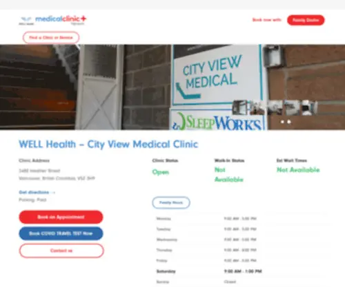 Cityviewmedical.ca(City View Medical Clinic) Screenshot