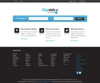 Cityvisitor.co.uk(Search for local businesses and offers UK) Screenshot