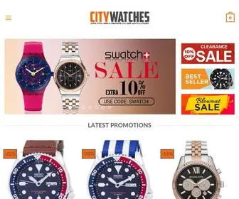 Citywatches.co.nz(Purchase Online Mens And Womens Watches) Screenshot