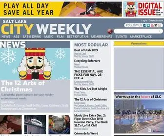 Cityweekly.net(Salt Lake City Weekly) Screenshot