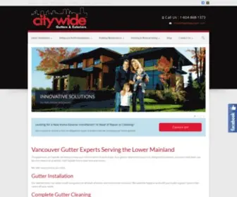 Citywidegutters.com(Vancouver Gutter Installation & Repairs) Screenshot