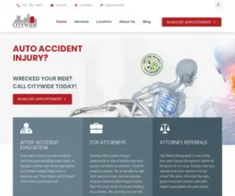 Citywideinjury.com(CityWide Injury & Accident) Screenshot