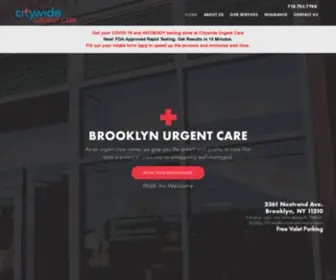 Citywideurgentcare.com(Citywide Urgent Care) Screenshot