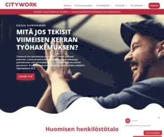 Citywork.fi(Henkilöstövuokraus ja rekrytointi) Screenshot