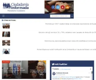 Ciudadaniainformada.com(Ciudadanía informada) Screenshot