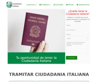 Ciudadaniaitaliana.com.ar(Ciudadanía Italiana) Screenshot