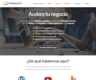Ciudadano2Cero.com(Ciudadano 2.0) Screenshot