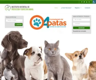 Ciudadano4Patas.com(Instituto Distrital de Protección y Bienestar Animal) Screenshot