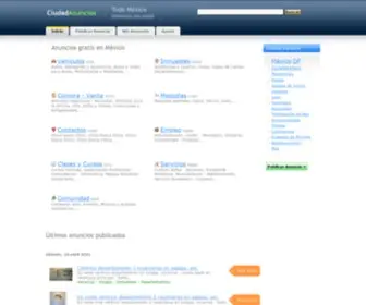 Ciudadanuncios.com.mx(Anuncios clasificados gratis en M) Screenshot
