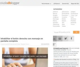 Ciudadblogger.com(Ciudad Blogger) Screenshot