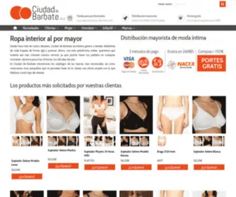 Ciudaddebarbate.com(Ropa interior al por mayor) Screenshot