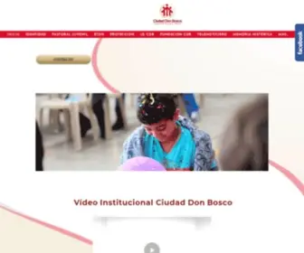 Ciudaddonbosco.org(Sitio Web Oficial Ciudad Don Bosco) Screenshot