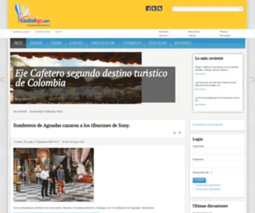 Ciudadeje.com(El Portal del Eje Cafetero) Screenshot